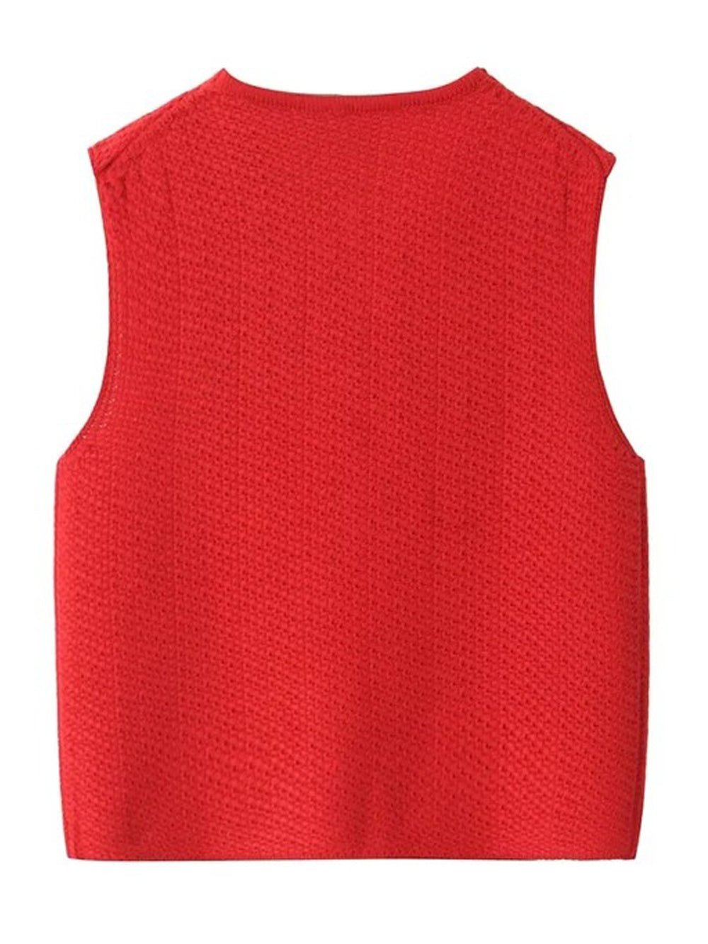 Sleeveless Sweater - Fashionpara