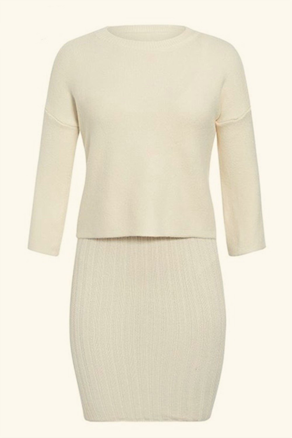 RadyRin In My Sights Cozy Two-Piece Sweater Dress Set