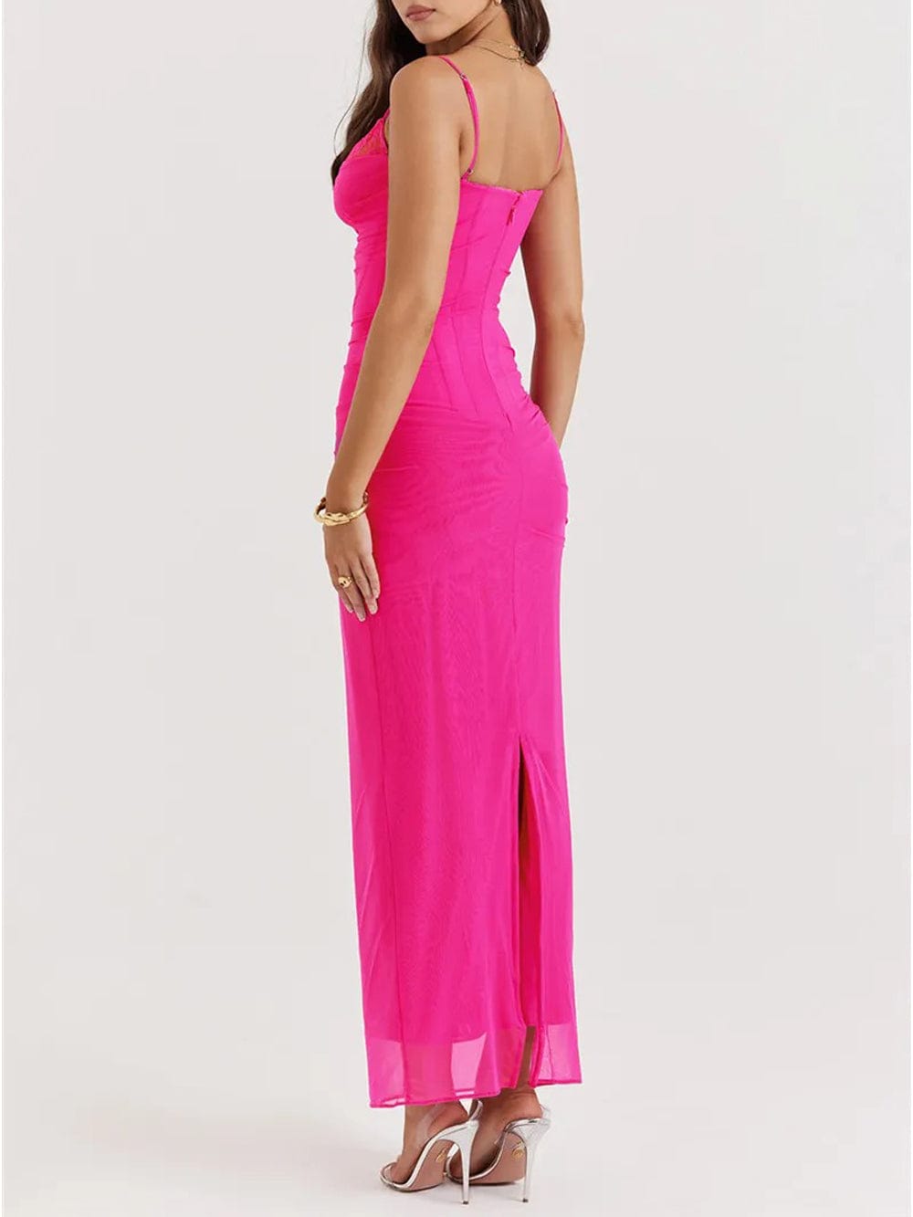 Backless Maxi Dress - Fashionpara