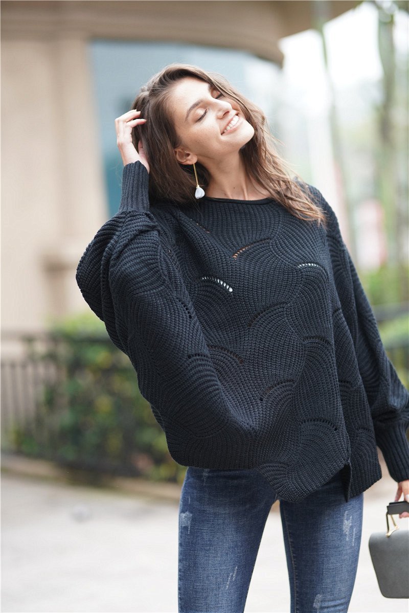 RadyRin It All Works Out Knit Sweater in Elegant Green