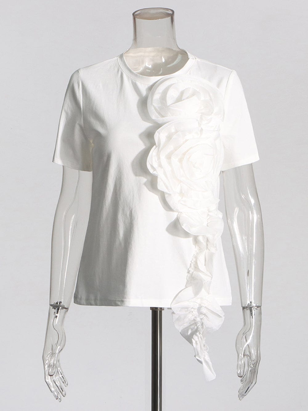 Appliques Folds Top - Fashionpara