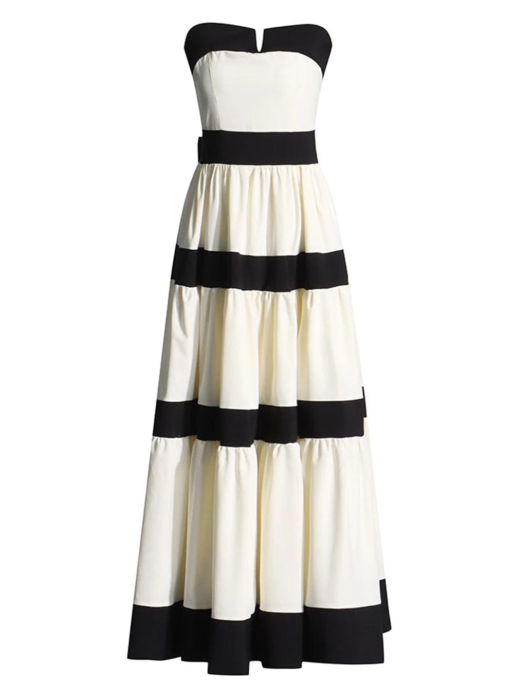 Strapless Appliques Dress - Fashionpara