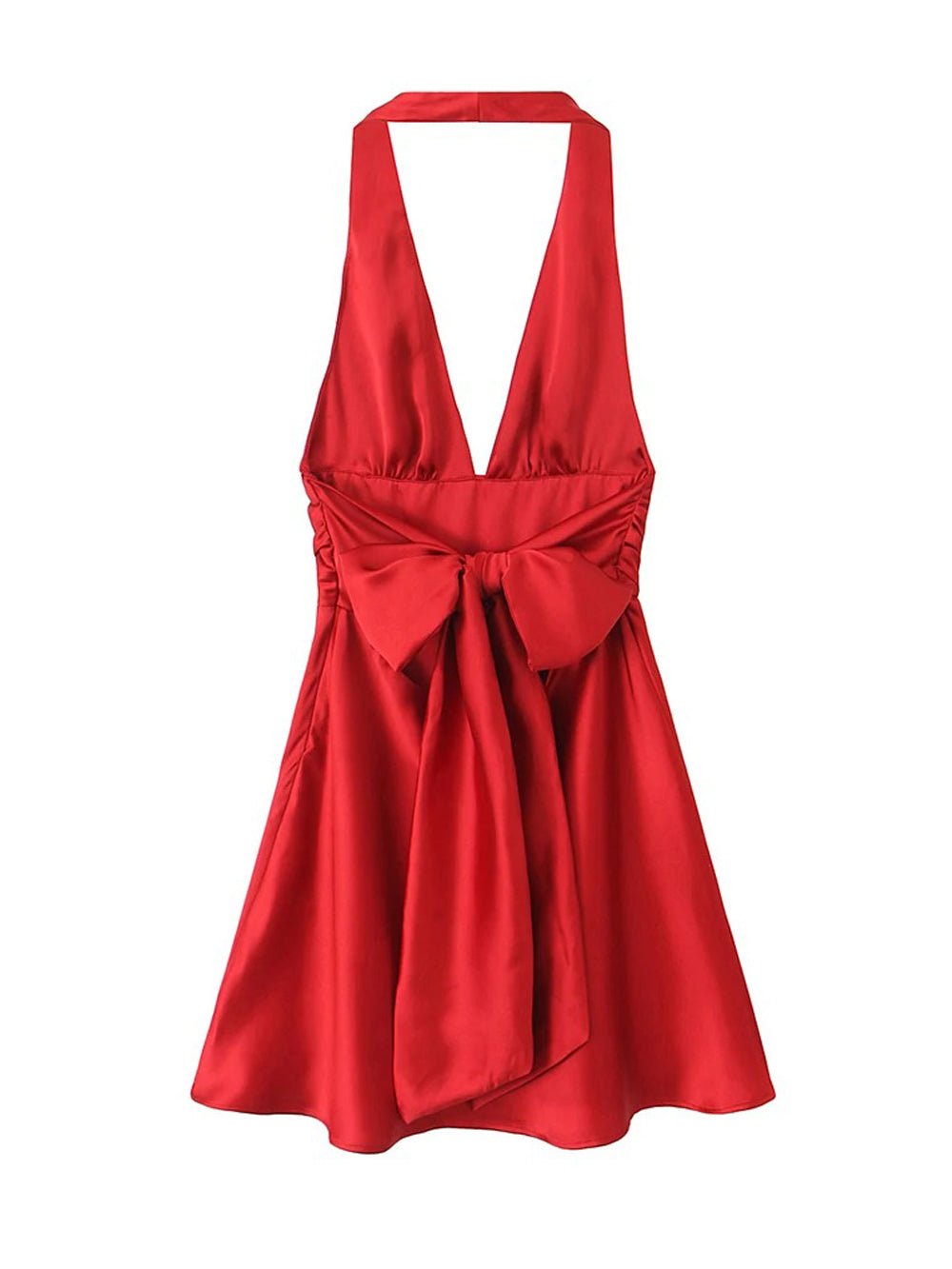 Backless Mini Dress - Fashionpara