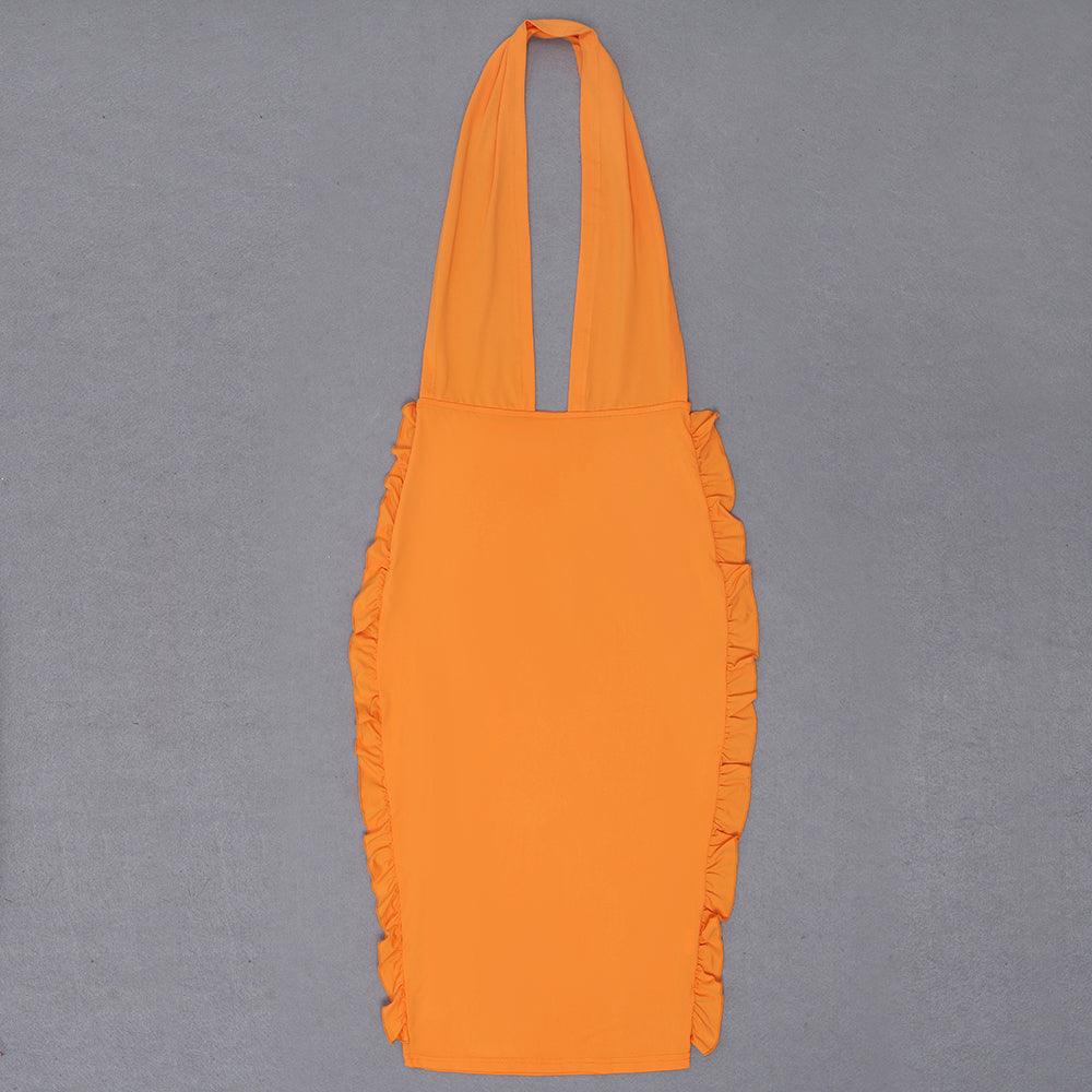 KittenAlarm - Jayme Plunge V Midi Dress