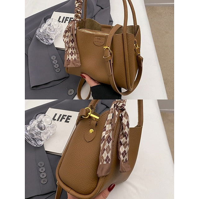 Handbag Bag Bags Shoulder Crossbody Bucket PU