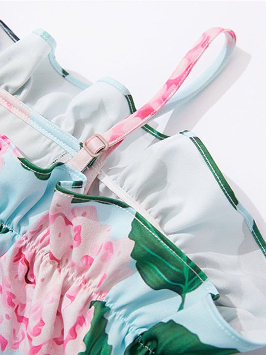 Floral Mini Dress - Fashionpara