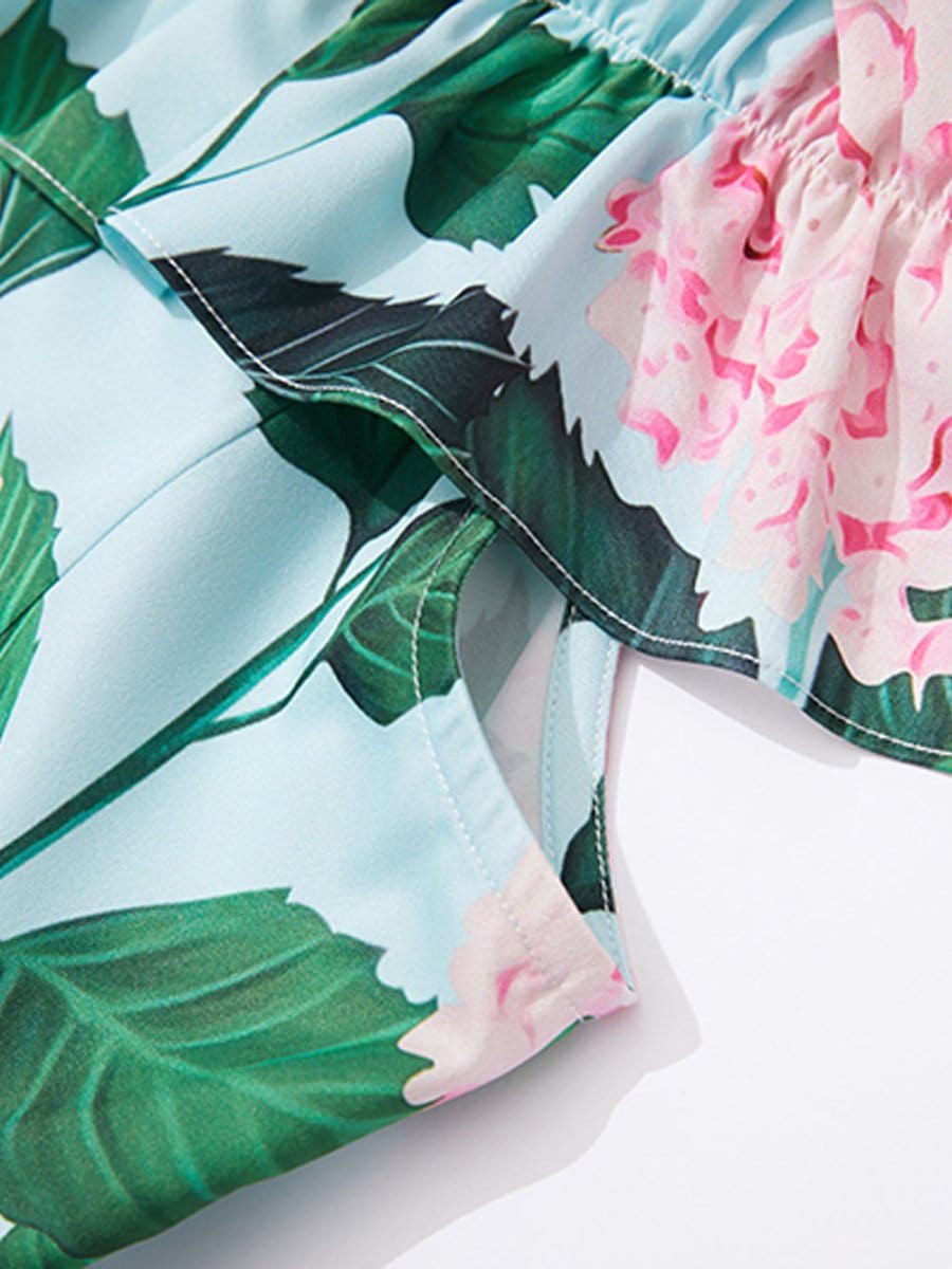 Floral Mini Dress - Fashionpara