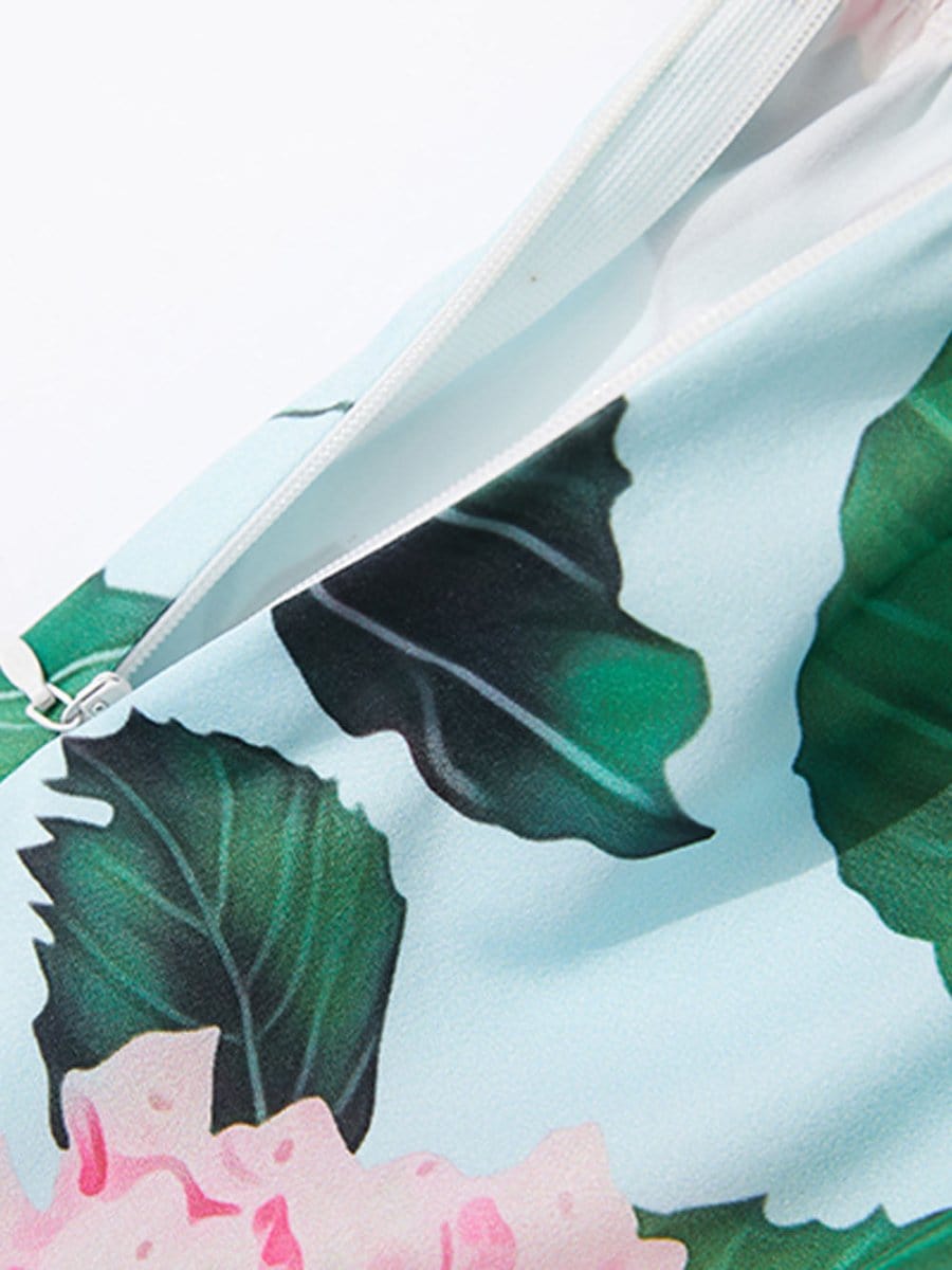 Floral Mini Dress - Fashionpara