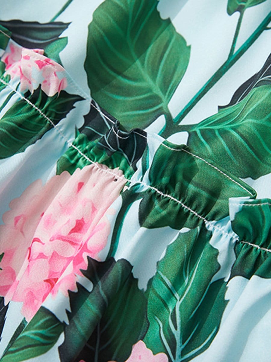 Floral Mini Dress - Fashionpara