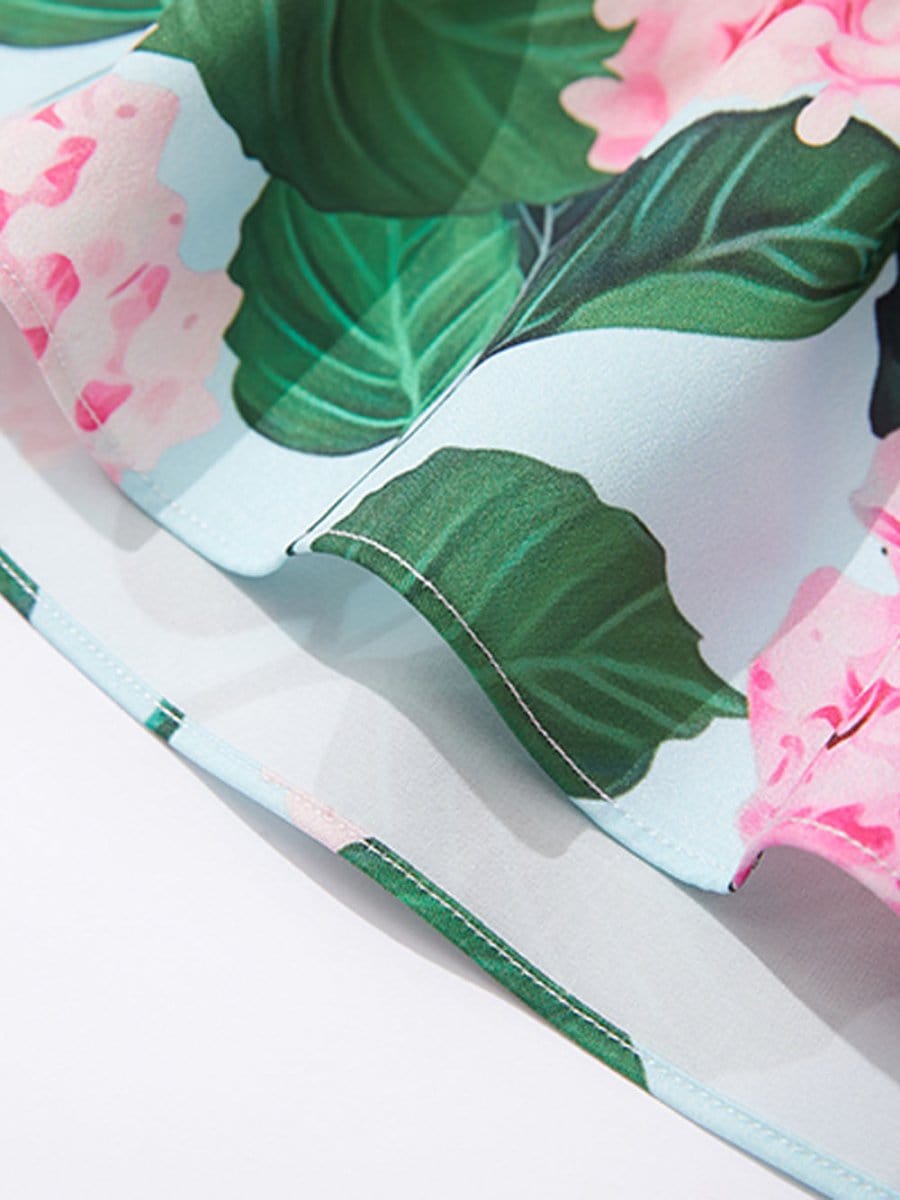 Floral Mini Dress - Fashionpara