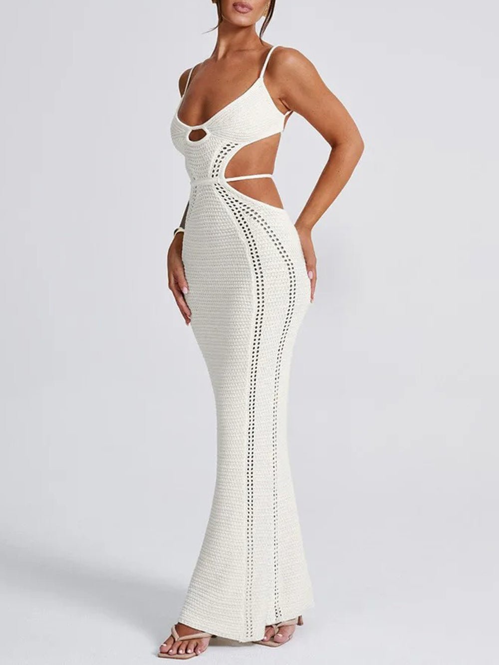 Hollow Out Backless - Fashionpara