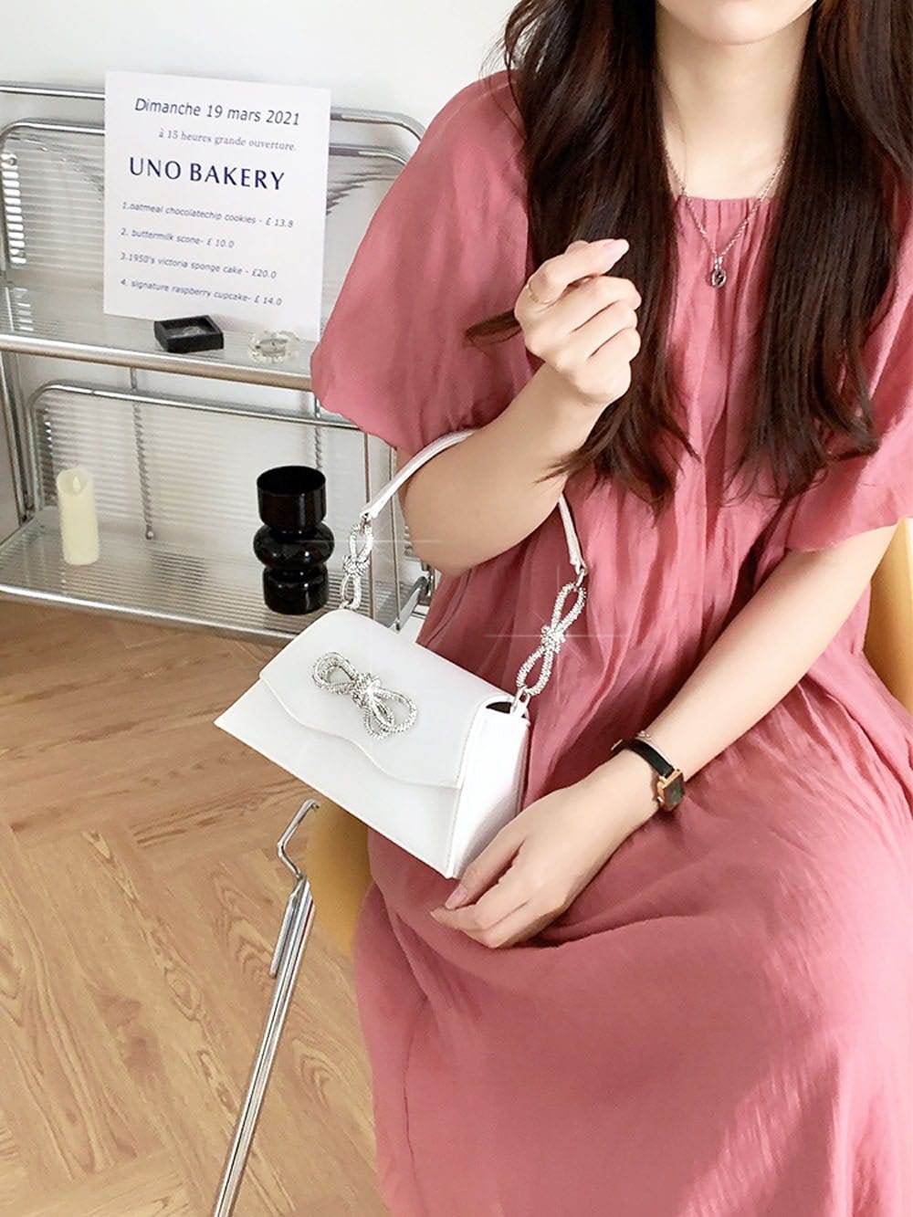 Rhinestone Shoulder Bag