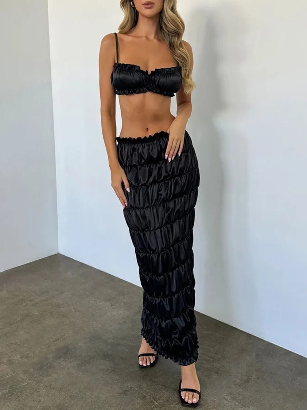 Strapless Crop Top - Fashionpara