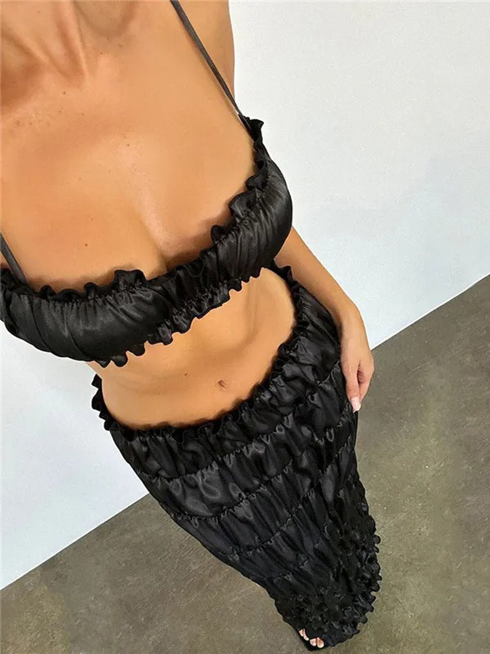 Strapless Crop Top - Fashionpara