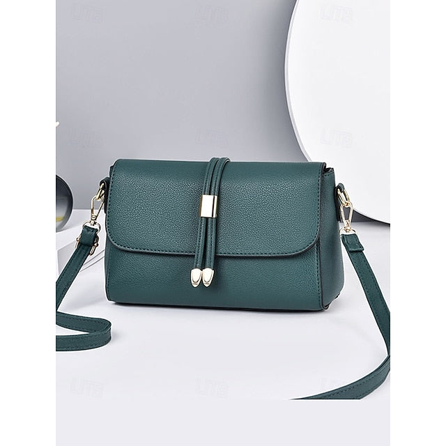 Burgundy Bags in Crossbody Leather Black Faux and