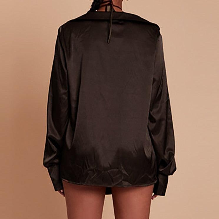 KittenAlarm - Joanne Halter Neck Bralette & Oversized Shirt Dress
