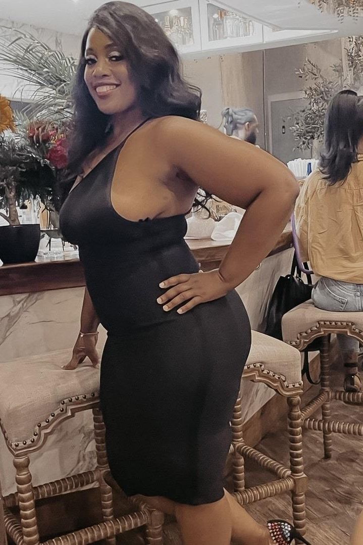 Joi Bodycon Midi Dress - Classic Black - Fashionpara