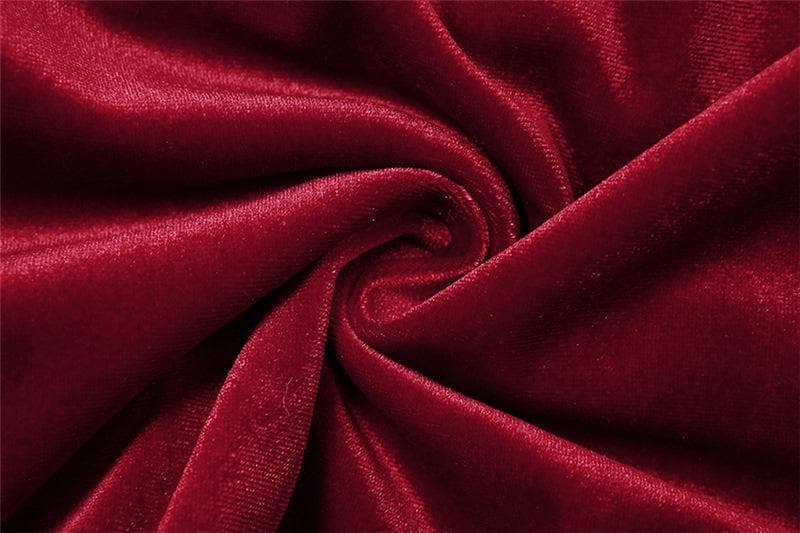 Velvet ruched zip-up off shoulder long sleeve solid mini dress - View 9