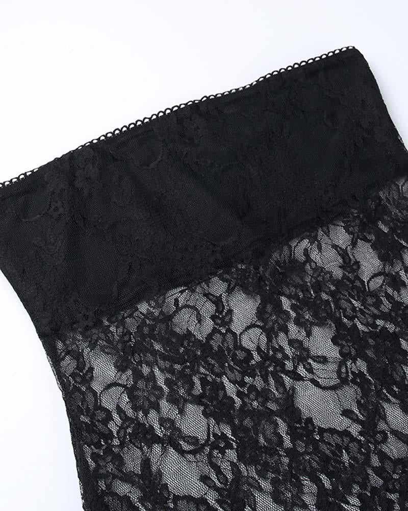 Erebus Mini Lace Dress - Fashionpara