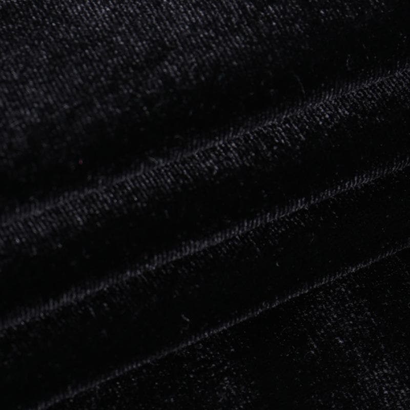 Cowl neck lace hem slit backless velvet cross back midi dress - View 7