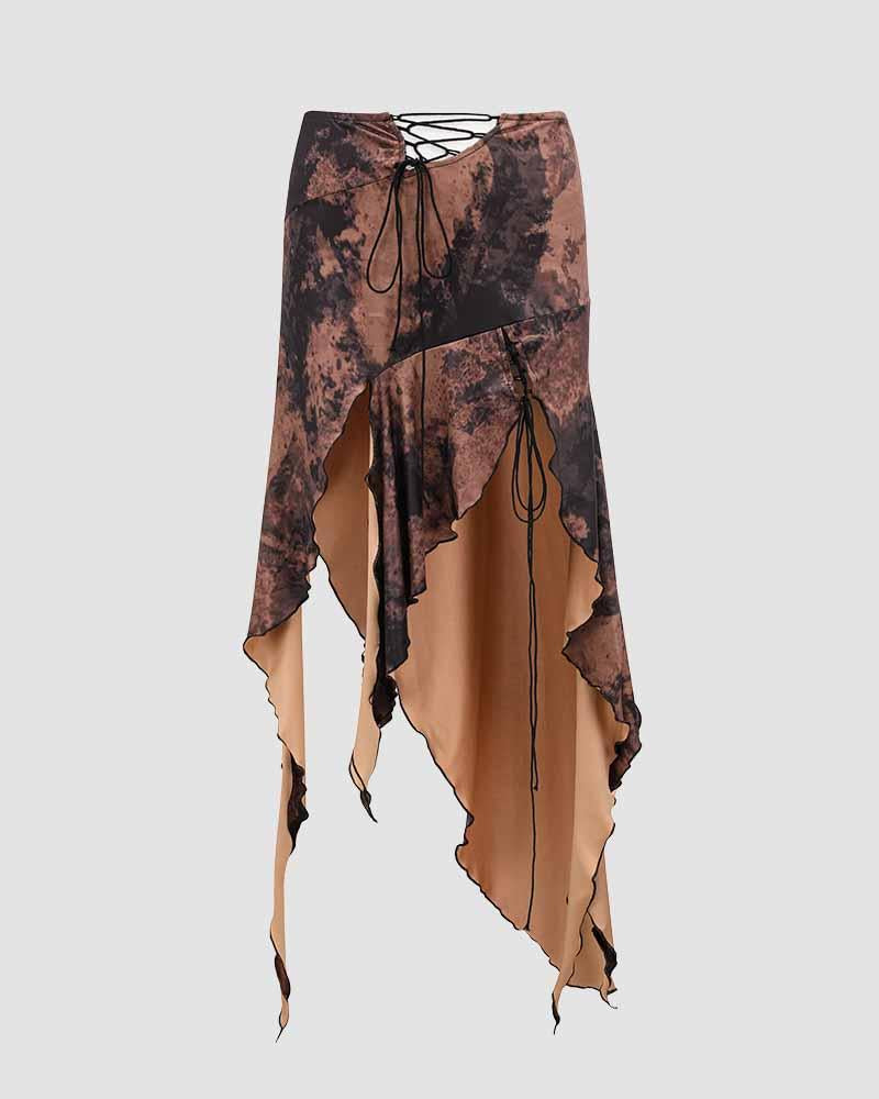 Eridanus Asymmetrical Skirt - Fashionpara