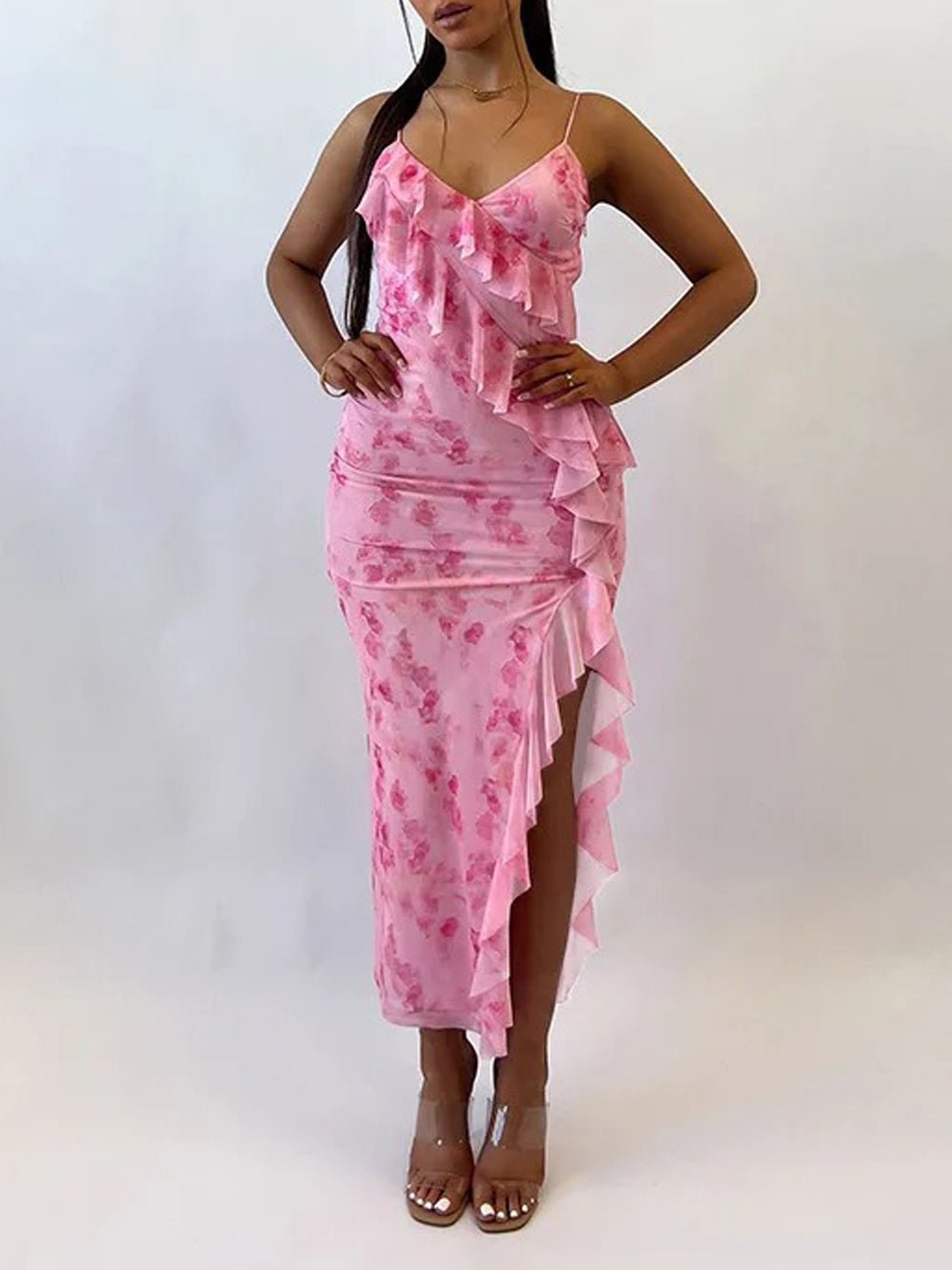 Backless Maxi Dress - Fashionpara