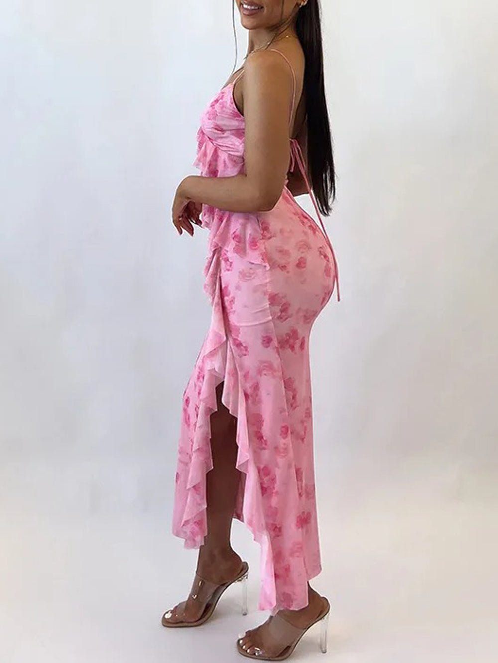 Backless Maxi Dress - Fashionpara