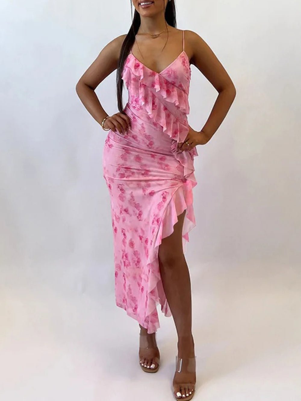 Backless Maxi Dress - Fashionpara