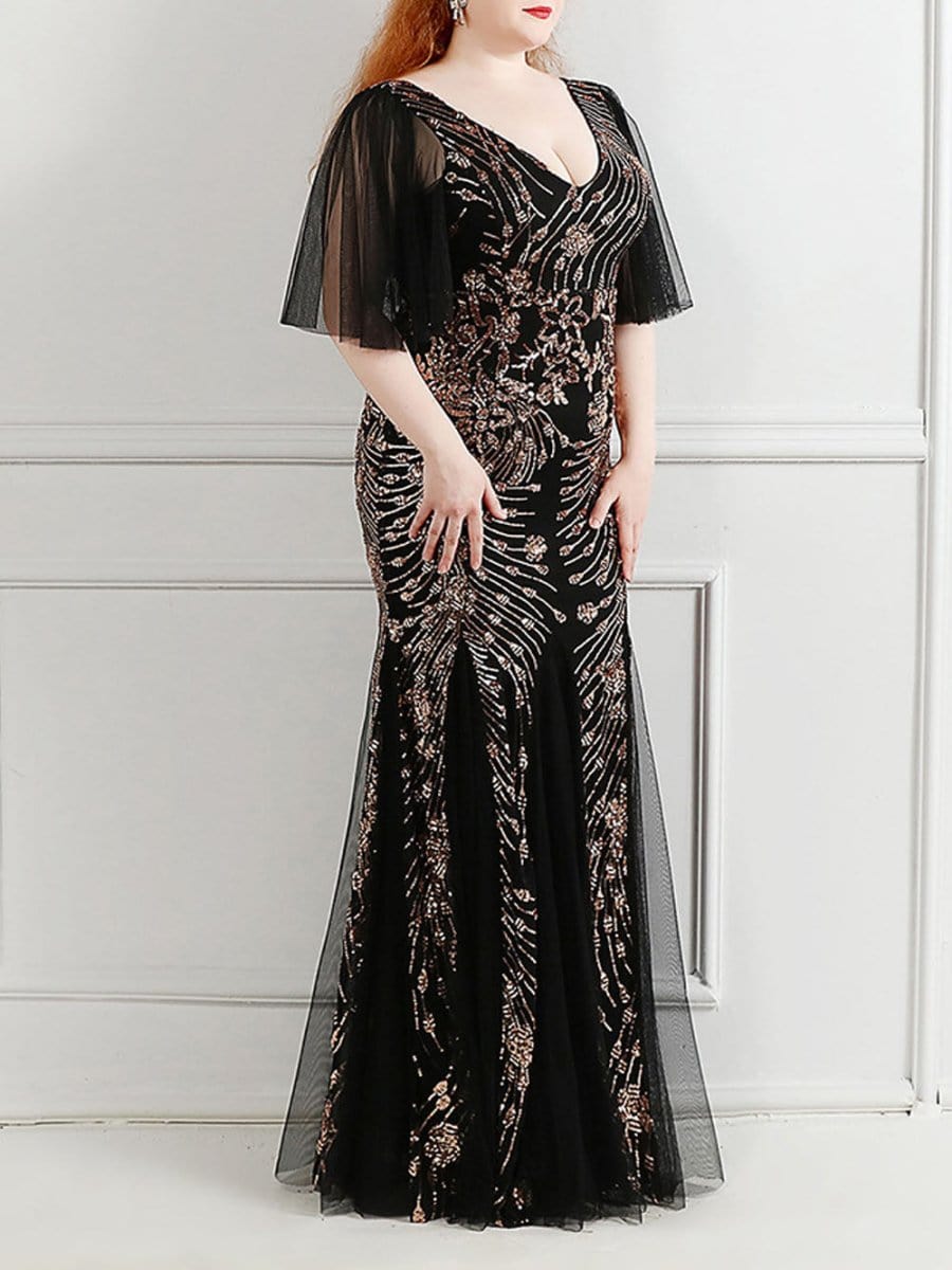 Sequin Maxi Dress - Fashionpara