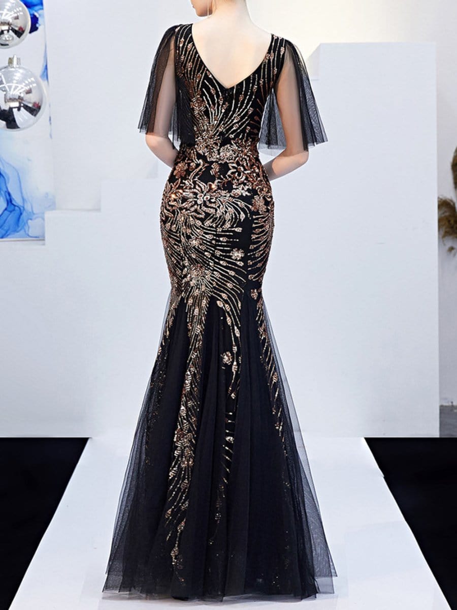 Sequin Maxi Dress - Fashionpara