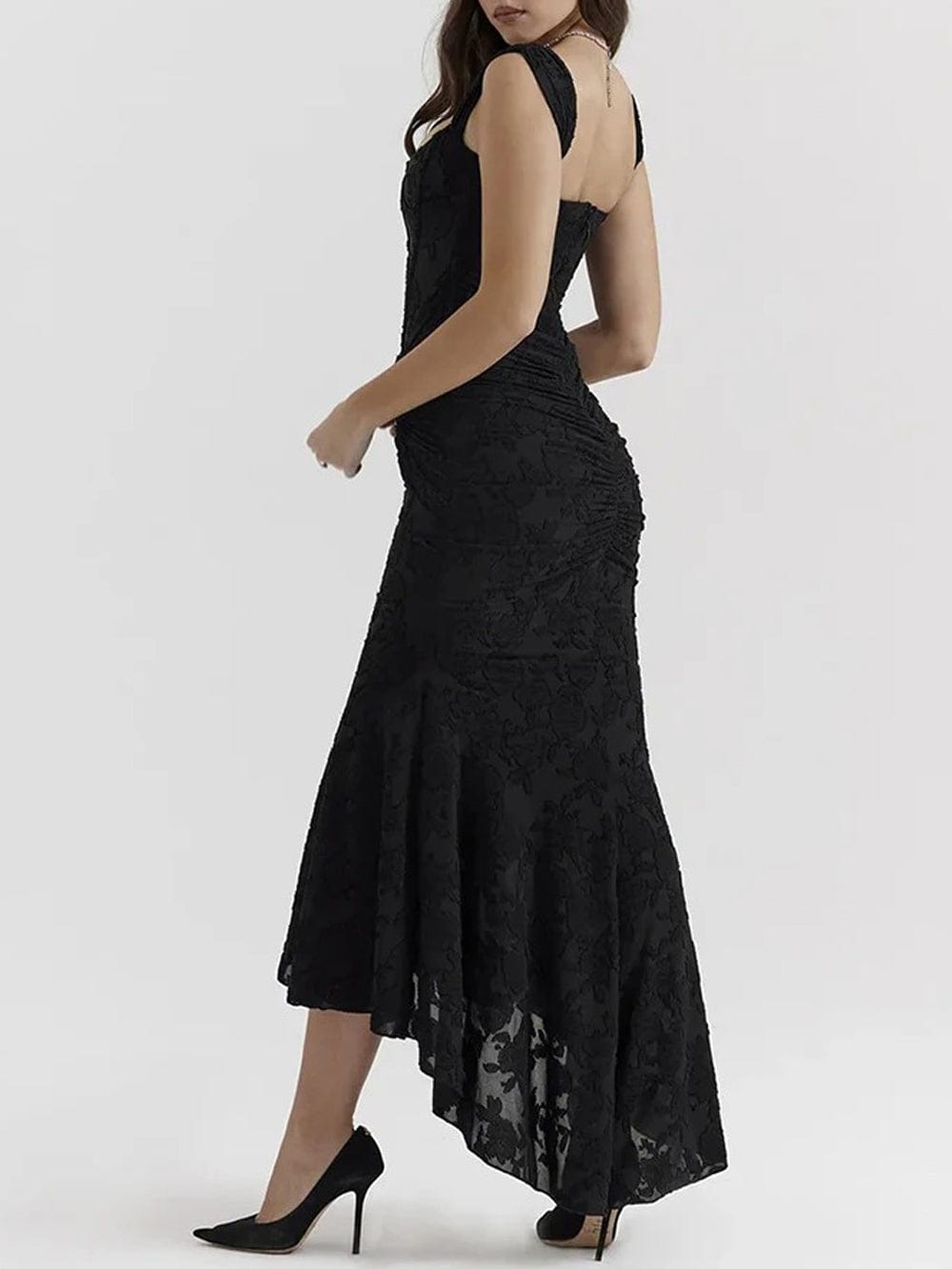 Backless Maxi Dress - Fashionpara