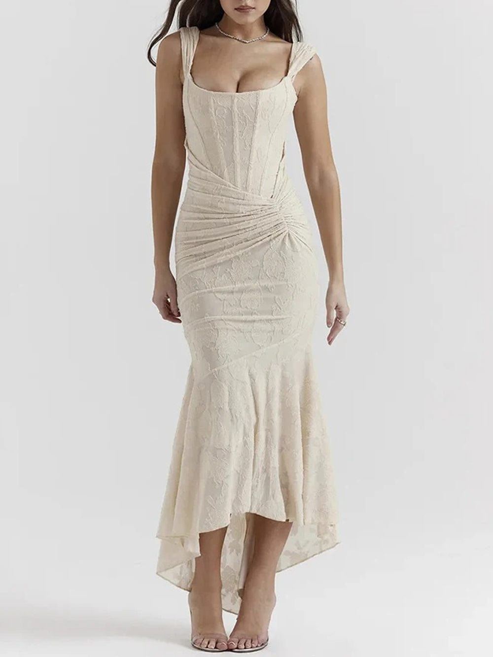 Backless Maxi Dress - Fashionpara