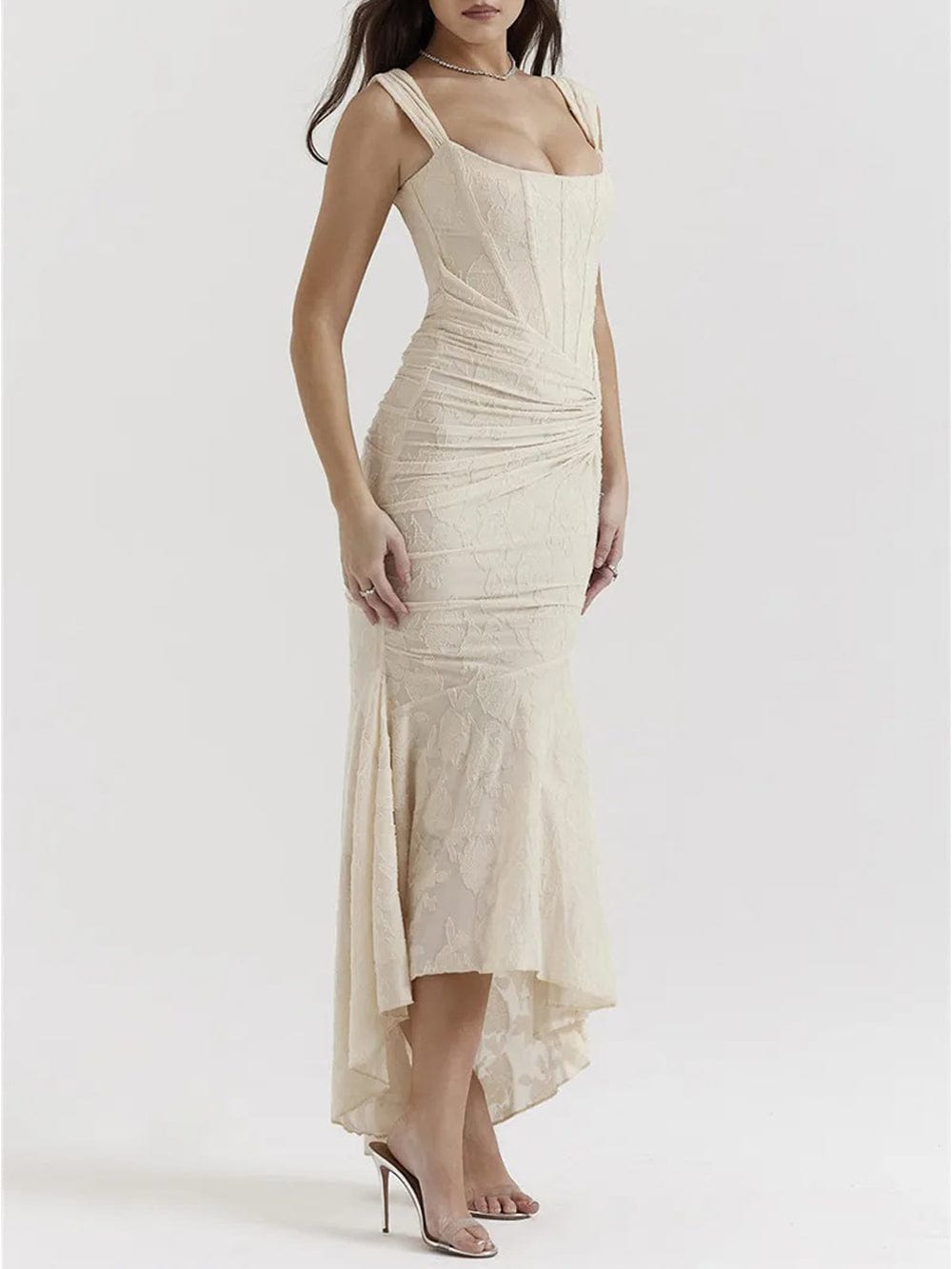 Backless Maxi Dress - Fashionpara