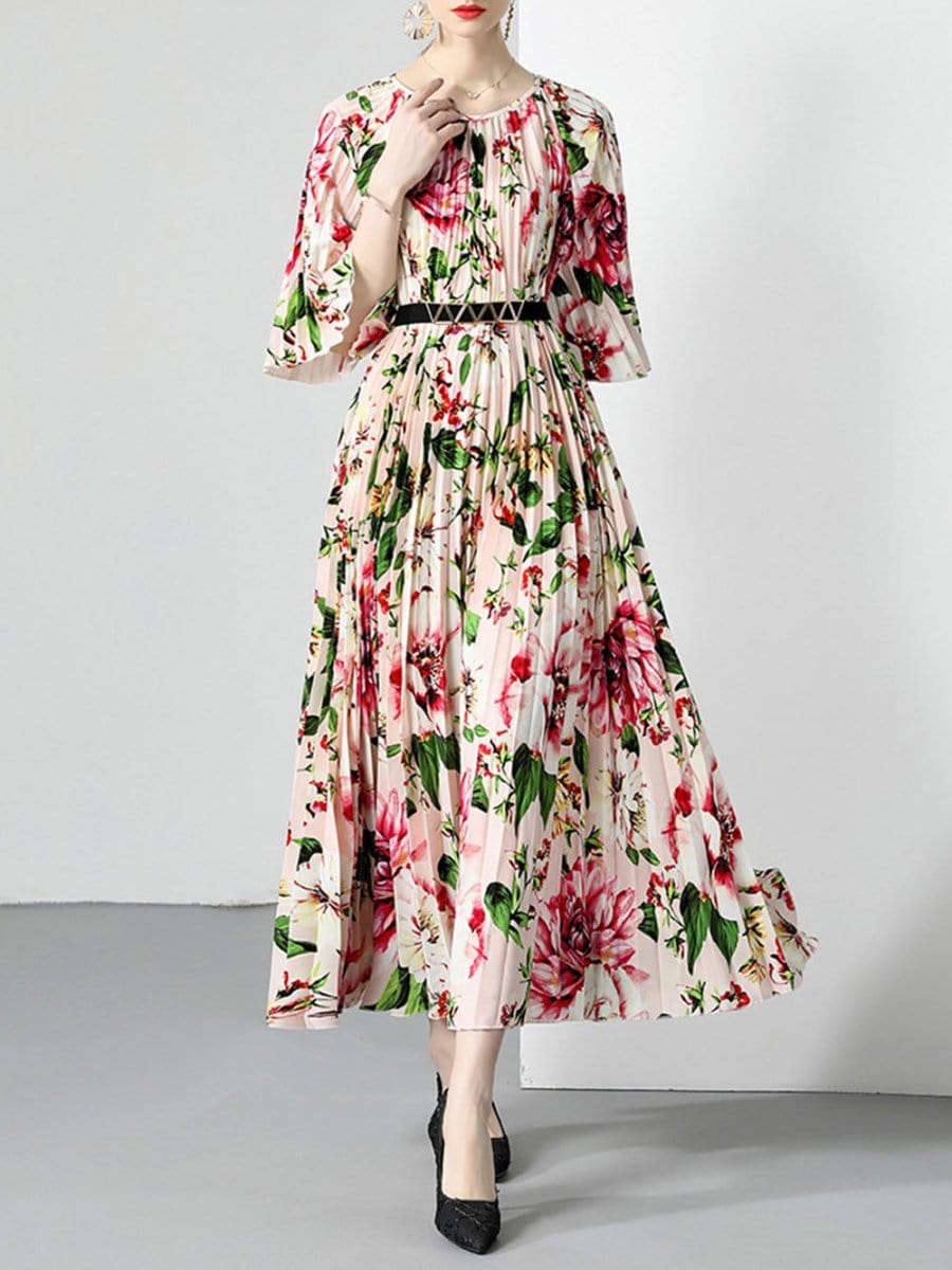 Kaia Belt Maxi Dress - Fashion Pov