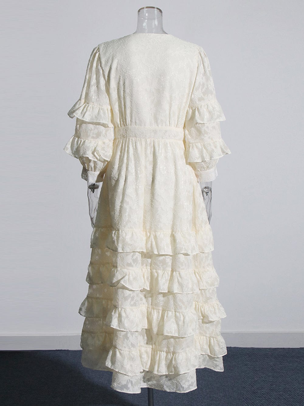 Ruffle Midi Dress - Fashionpara