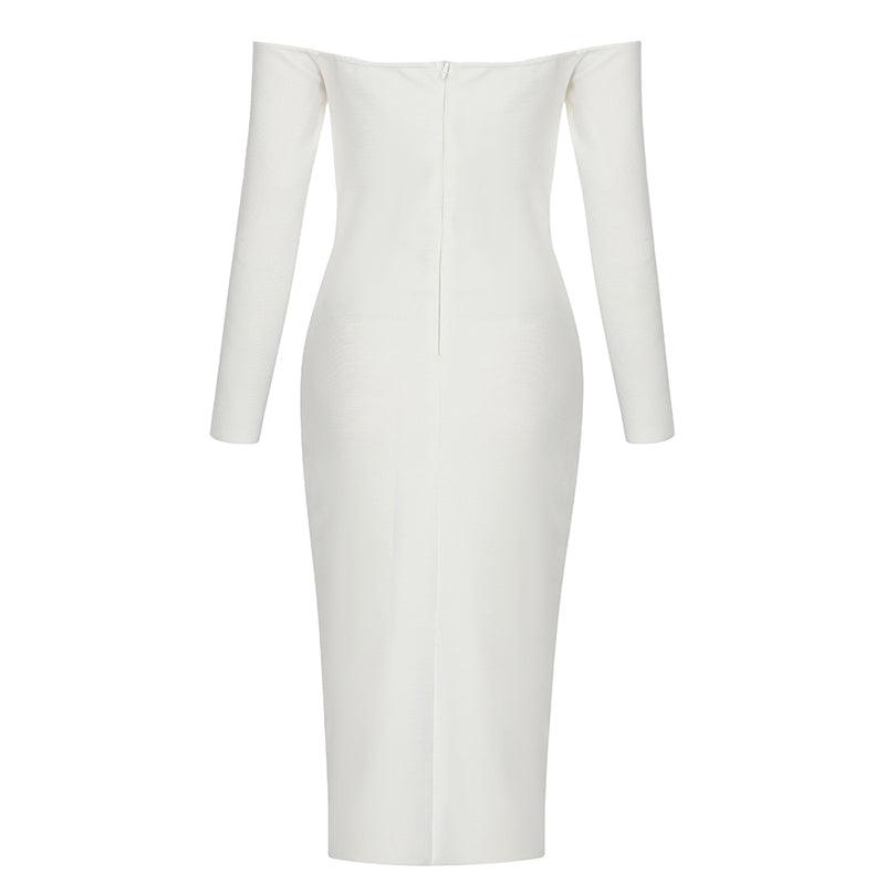 KittenAlarm - Kath Off Shoulder Midi Dress
