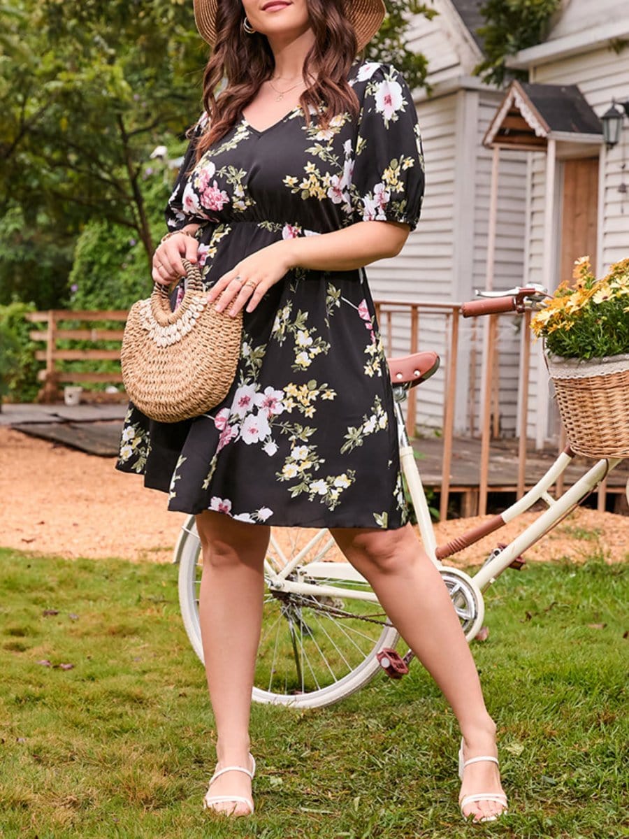 Floral Midi Dress - Fashionpara