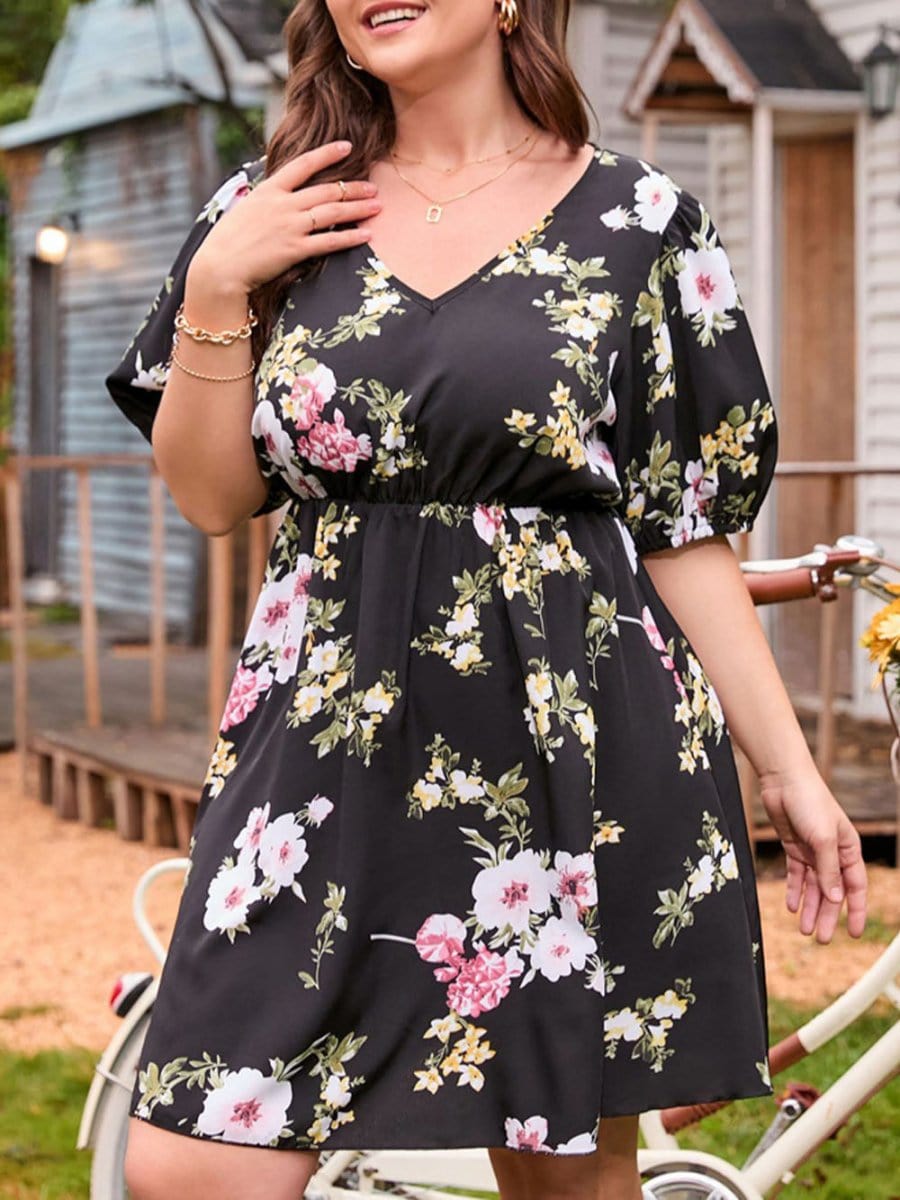 Floral Midi Dress - Fashionpara
