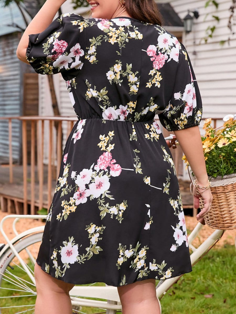 Floral Midi Dress - Fashionpara