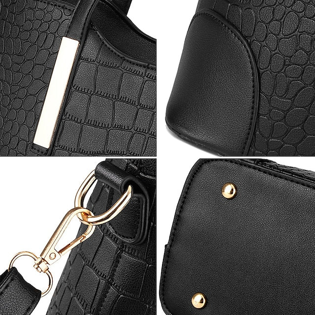 Boston Shoulder Bag PU Handbag Crossbody