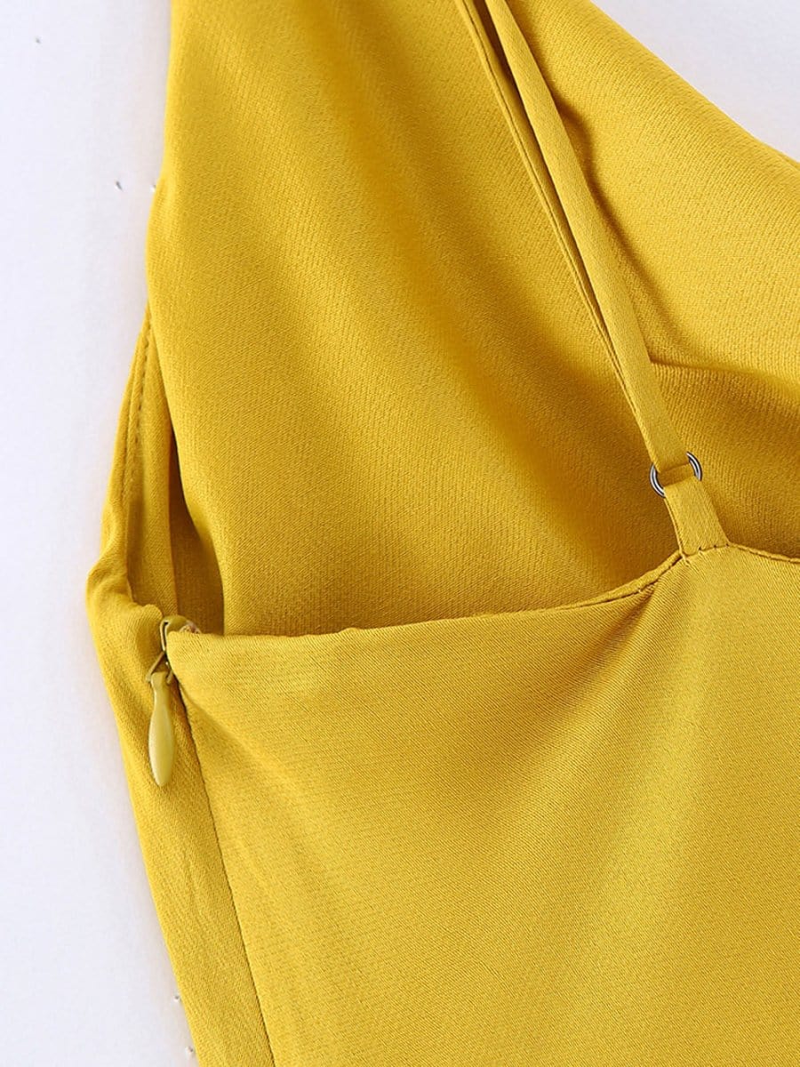 Backless Midi Dress - Fashionpara