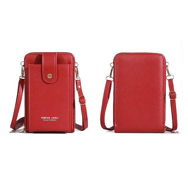 Mobile Phone PU Bag Shoulder Crossbody