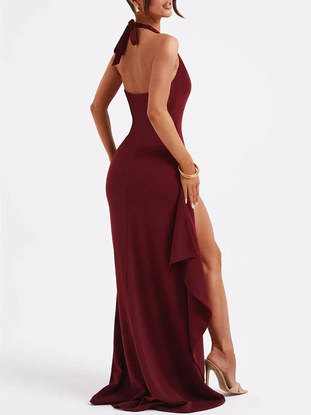 Backless Bodycon Maxi - Fashionpara