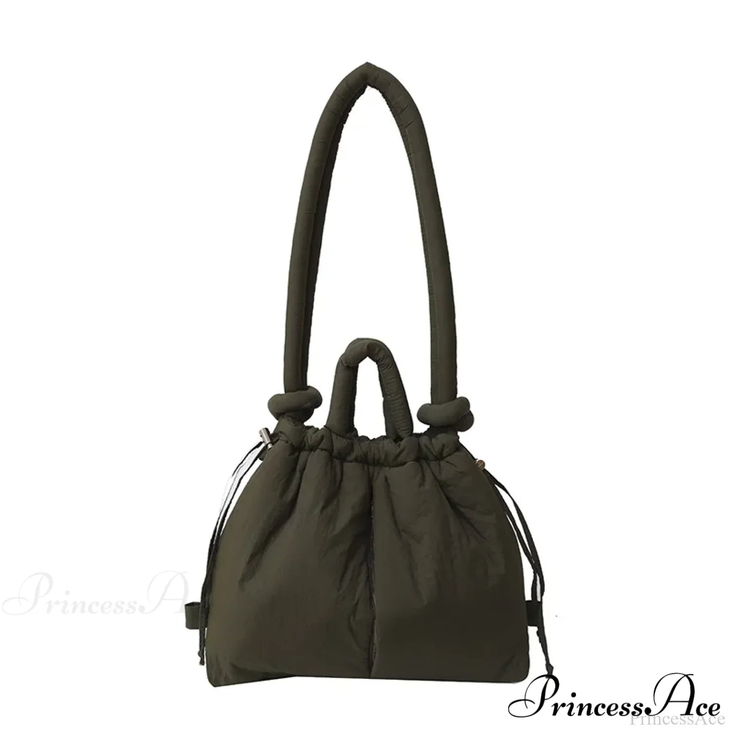 Large Capacity Puffer Nylon Tote Handbag Designer Green handbag-250126