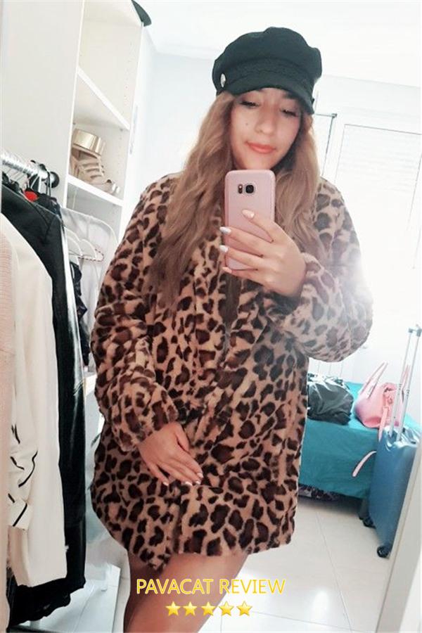 RadyRin Leopard Print Long Cardigan for Effortless Style