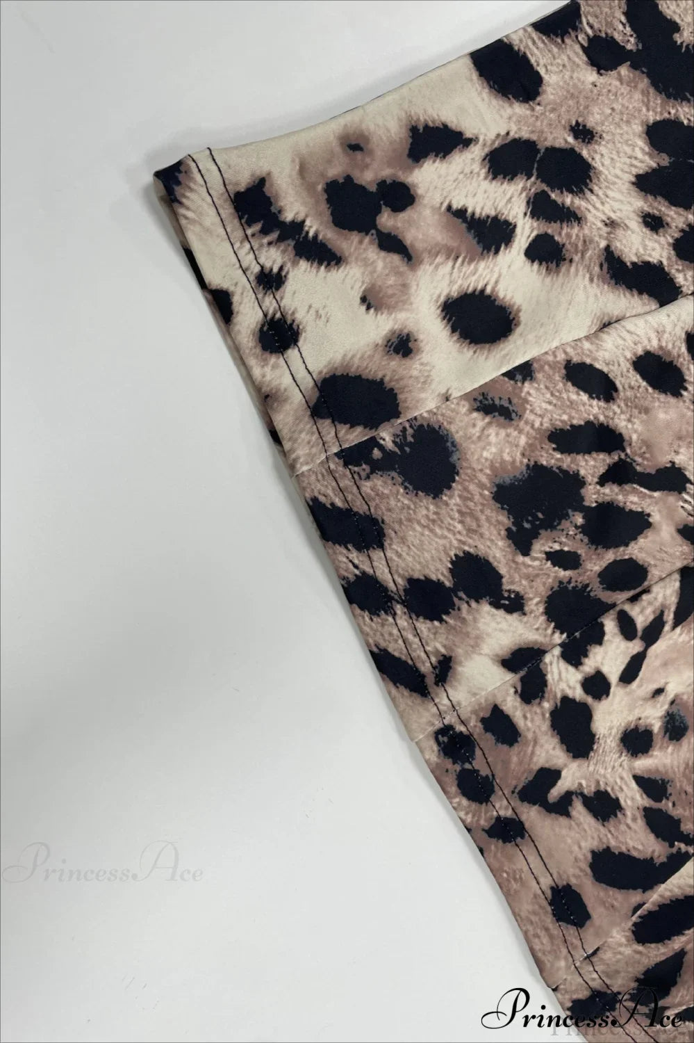 Leopard Print Bodycon Spaghetti Midi Dress