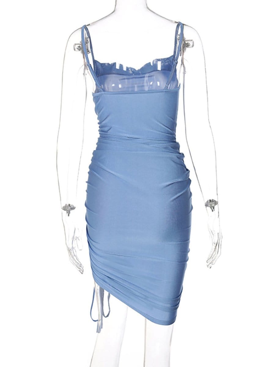 Asymmetrical Bodycon Midi - Fashionpara