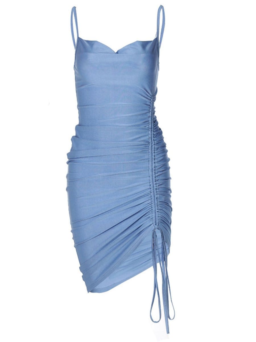 Asymmetrical Bodycon Midi - Fashionpara