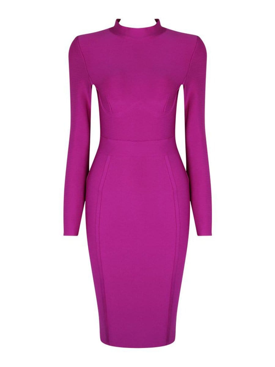 Lilith Bodycon Midi Dress - Fashion Pov