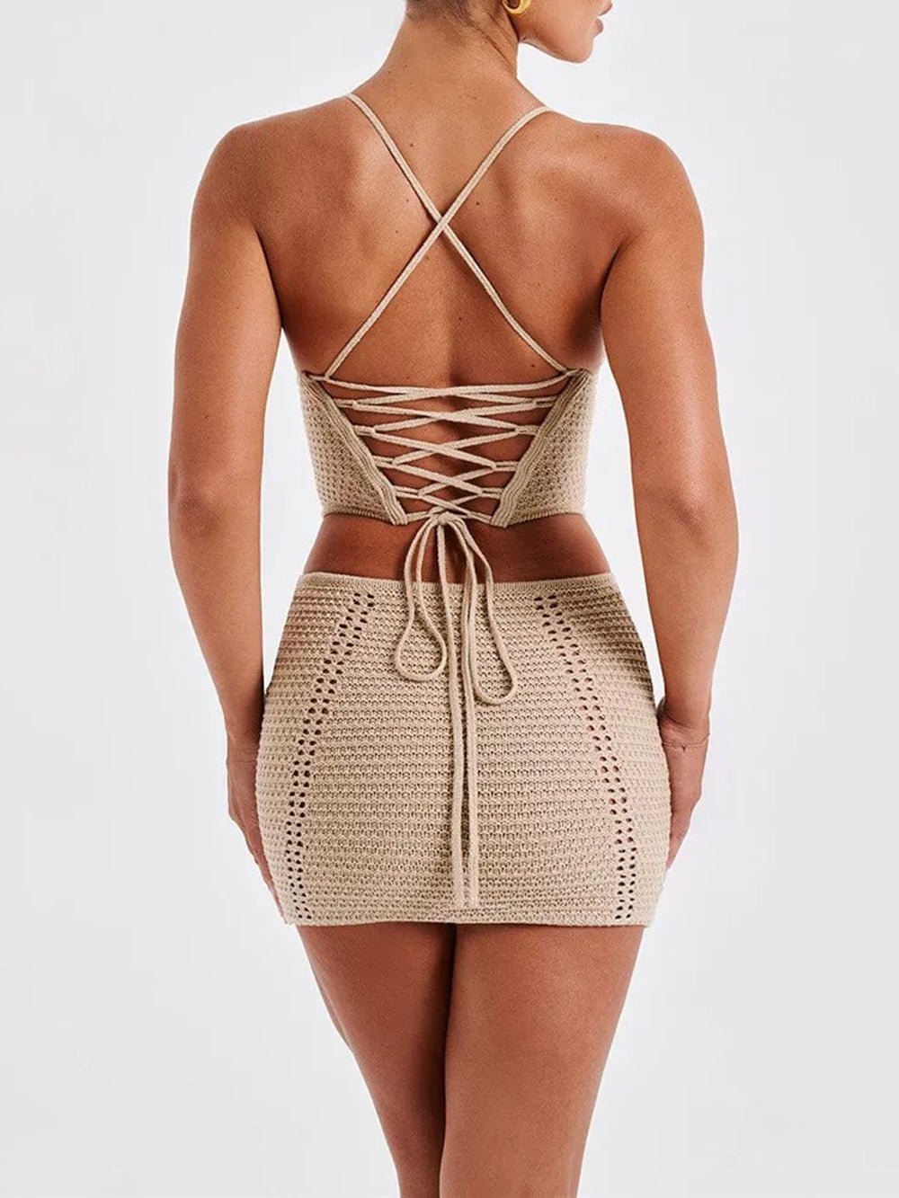 Backless Sleeveless Top - Fashionpara